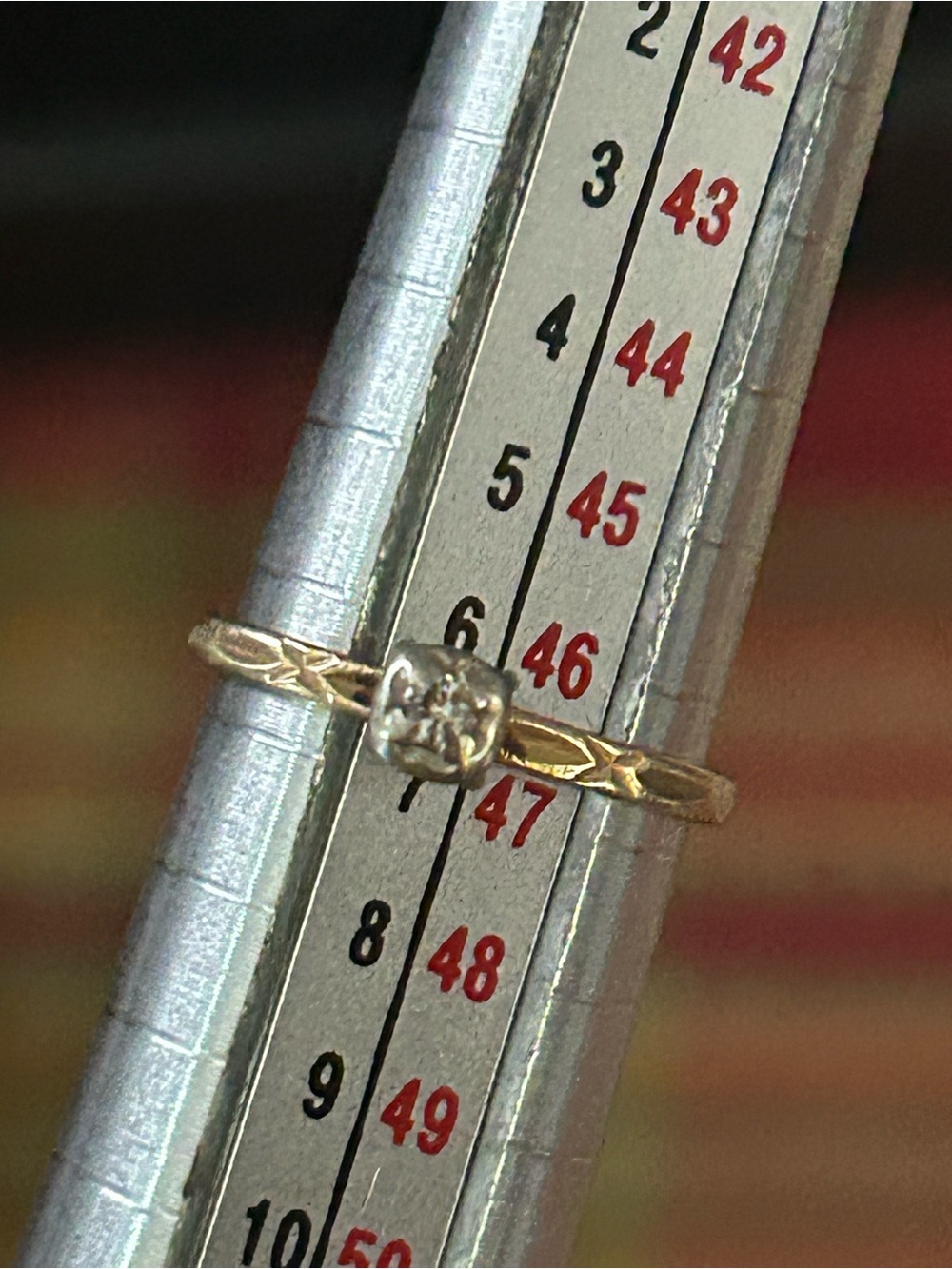 14k Gold Diamond Ring